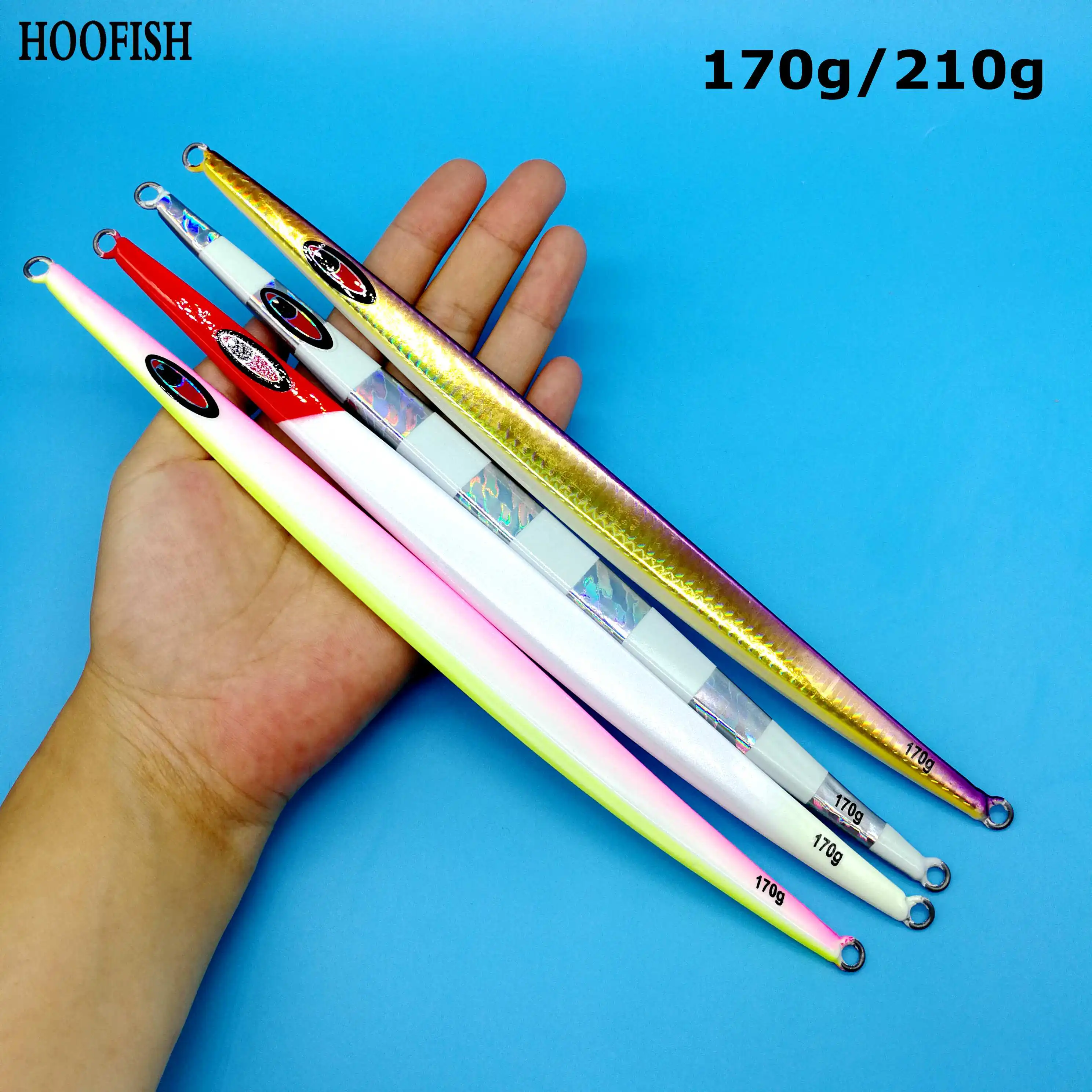 Рыболовная металлическая блесна для длинных морских джиг приманка 170 г/210