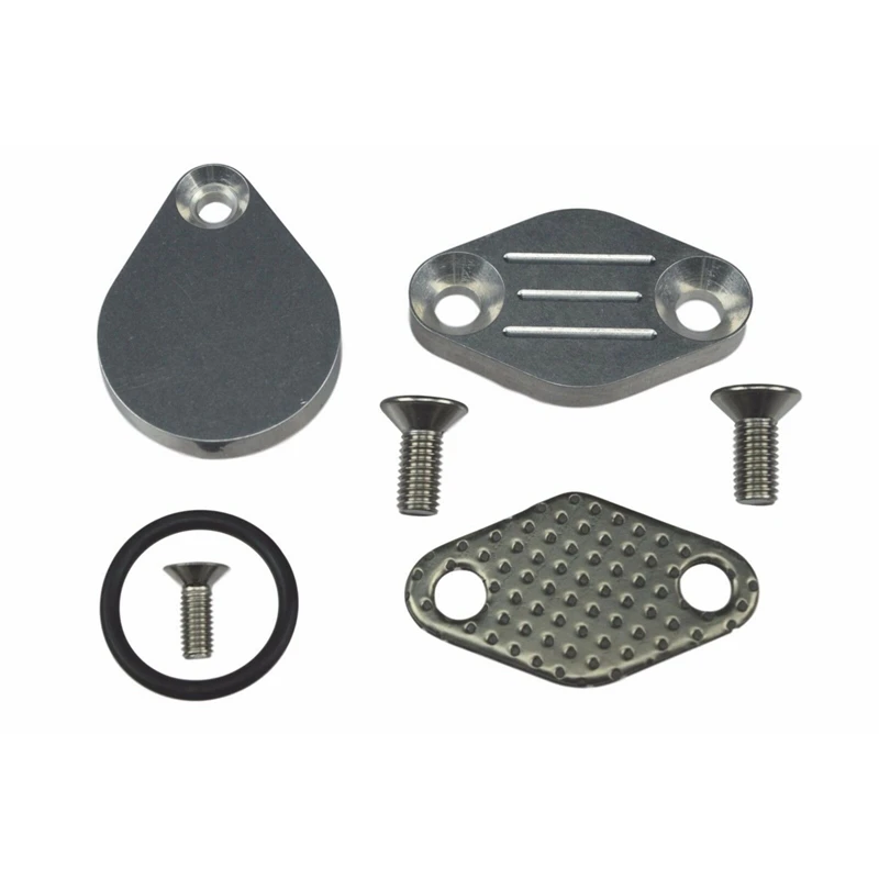 Для LS удаление EGR штепсельная вилка Впускной выхлопной блок от плиты LSX Silverado 4.8L 5.3L