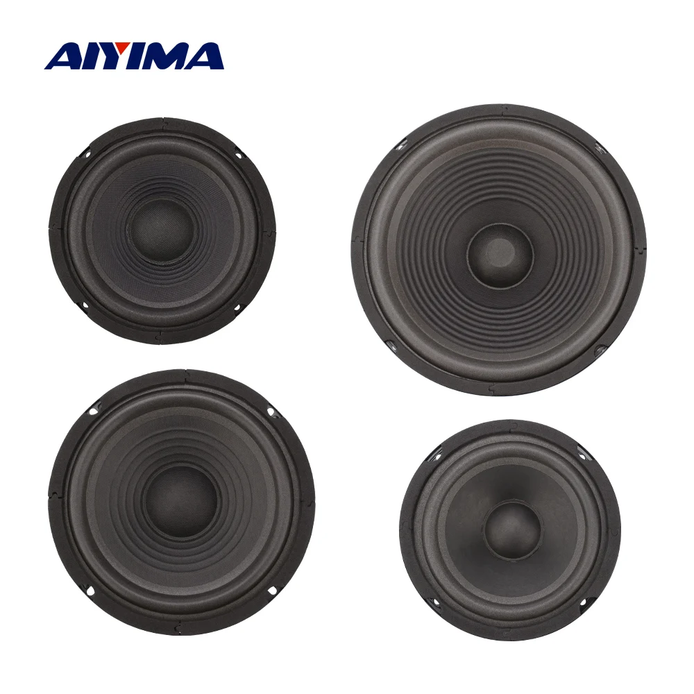 Сабвуфер AIYIMA 2 шт. пассивный радиатор диафрагма резиновая Вибрирующая мембрана