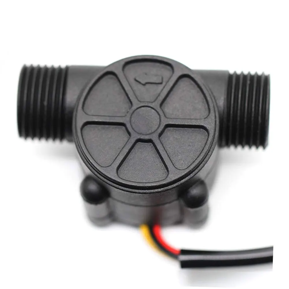 

2PCS DC 5-24 V Water Flow SensorFlowmeter Hall Flow Sensor Water Control Liquid Flow 1-30L/min Sensor Switch Hall Flowmeter