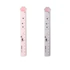 Ellen Брук 15 см Милая обувь с принтом кошачий коготь Пластик прямая Линейка Kawaii Канцелярские инструменты мультфильм рисунок подарок в Корейском стиле для офиса, школы измерительный инструмент