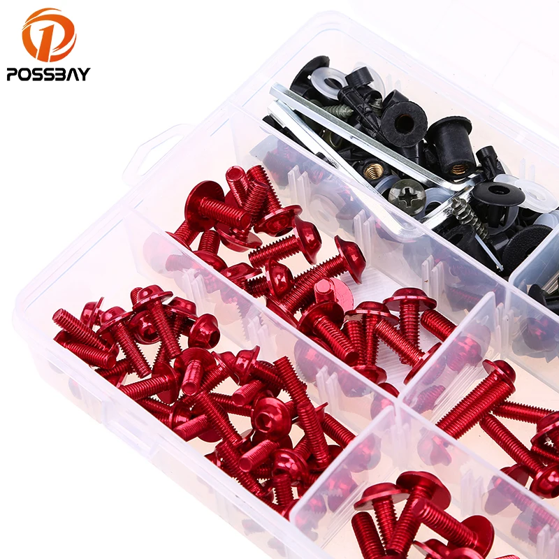 Posbay Железный мотоцикл обтекатель болт крепежная деталь лобовое стекло мотоцикла