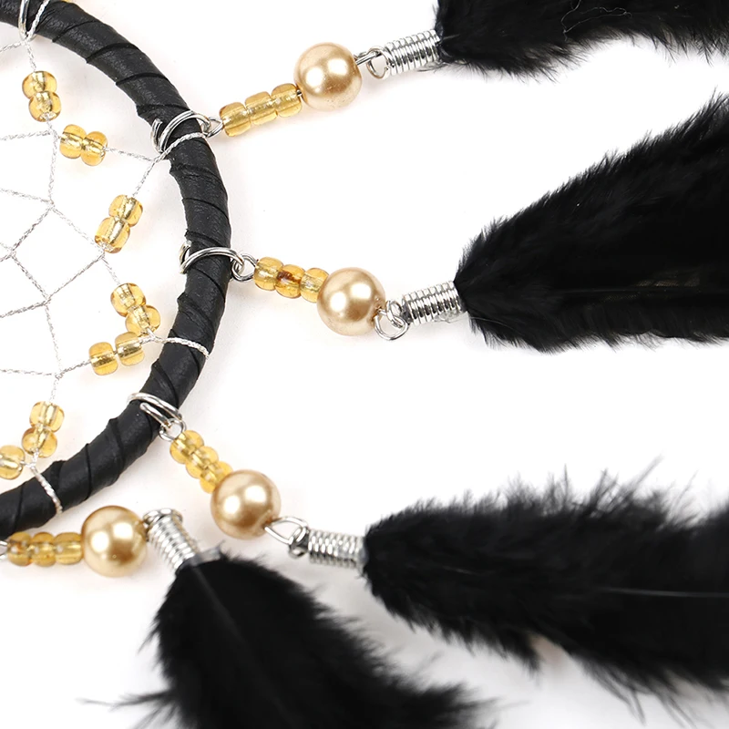 Dream Catcher Feather Lace Hollow Wind Chimes Delicate Mini Car Home Charm | Дом и сад