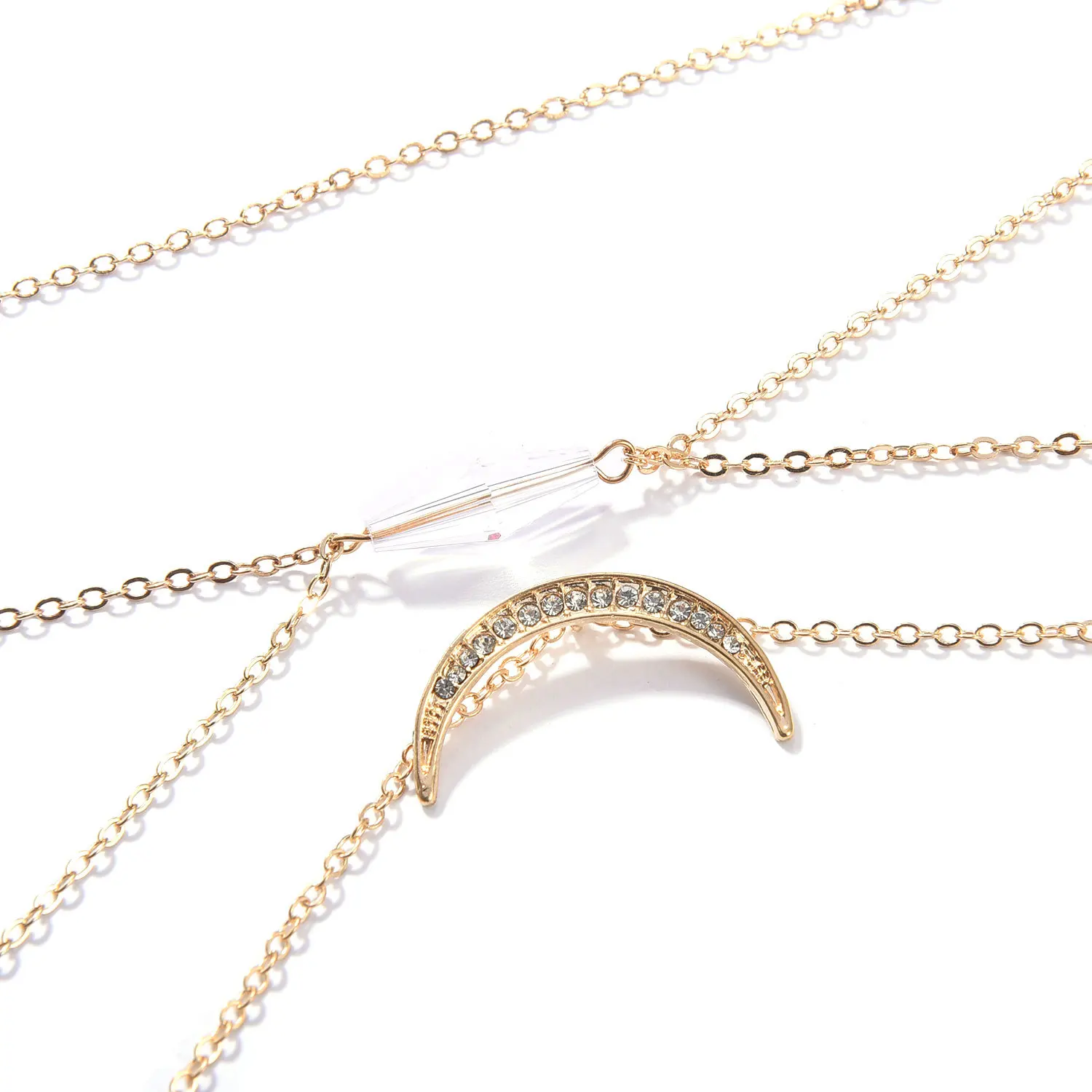 Цепочка на грудь женская пикантное Ювелирное Украшение для тела в виде