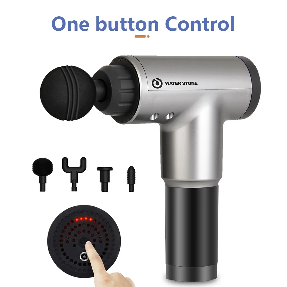 Профессиональный тихий ручной массажер для мышц с глубокой тканью спортивный