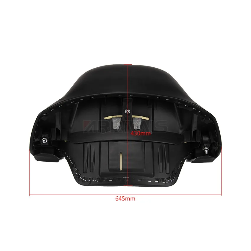 

Motorcycle King Chopped Trunk Backrest Pad For Harley Touring Electra Glide Road King Tour Pak Pack 2014-2020