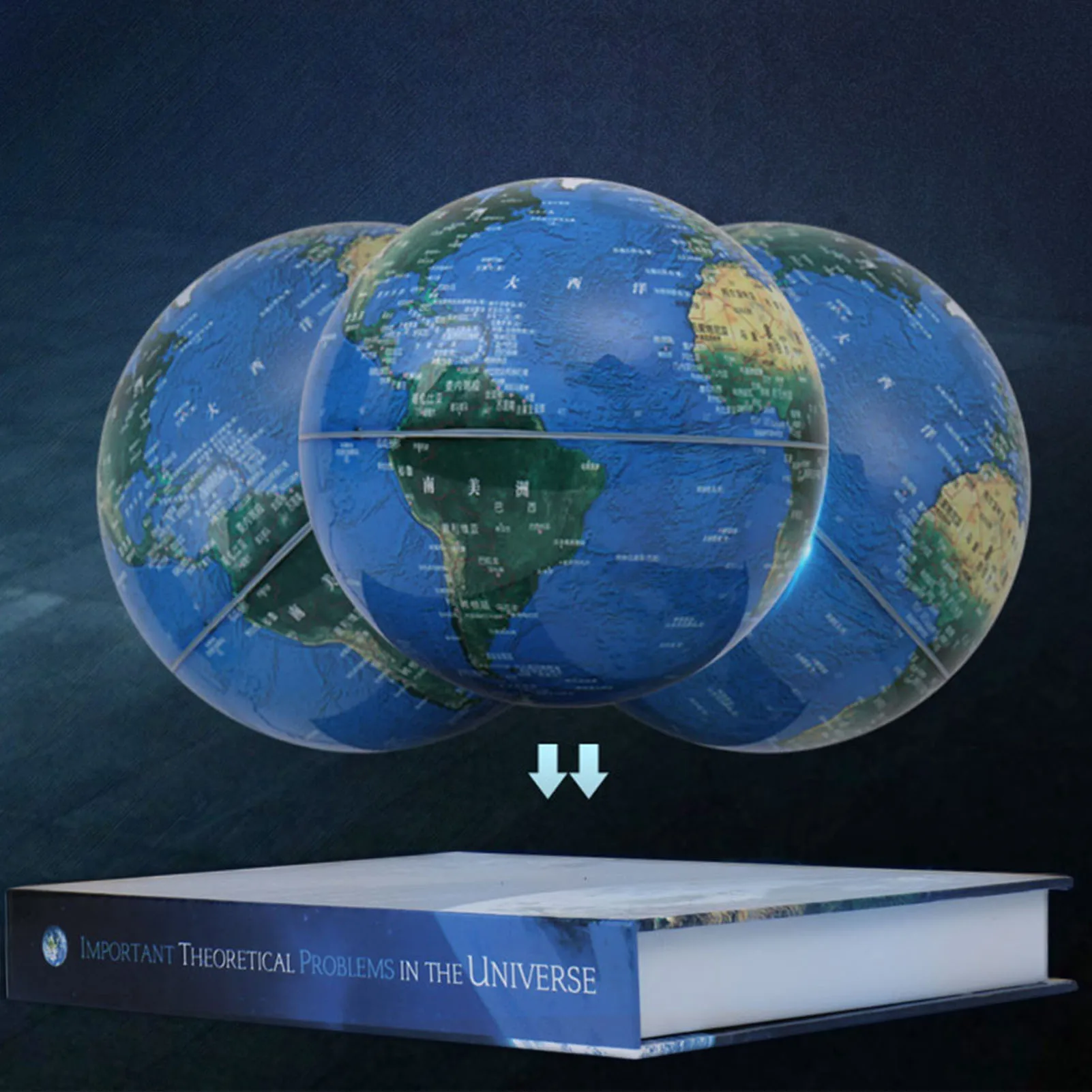 

Inch Magnetic Levitation Floating Globe World Map For Home Rotating Luminous Creative Furniture Gifts Office Furnishings capable