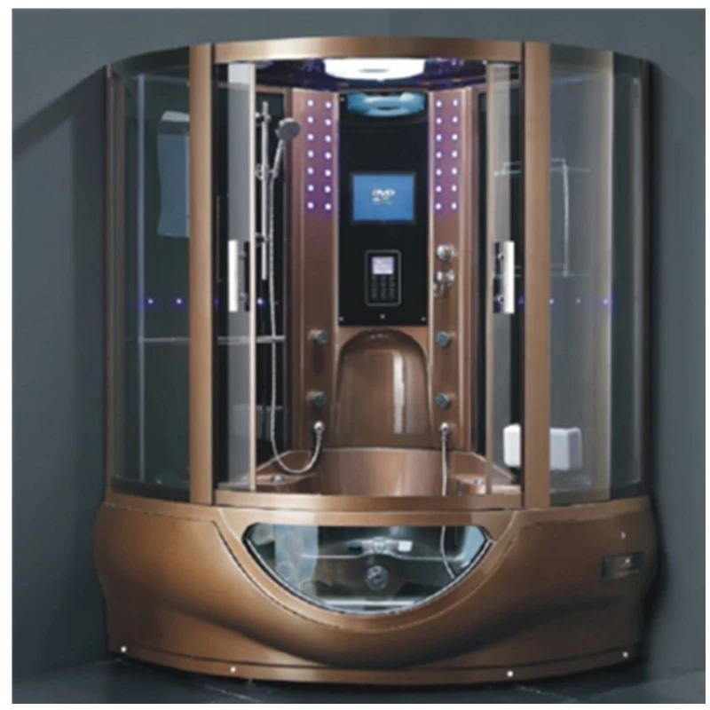 Новый товар Паровая душевая кабина с акриловой рамой акриловая Массажная Ванна| |