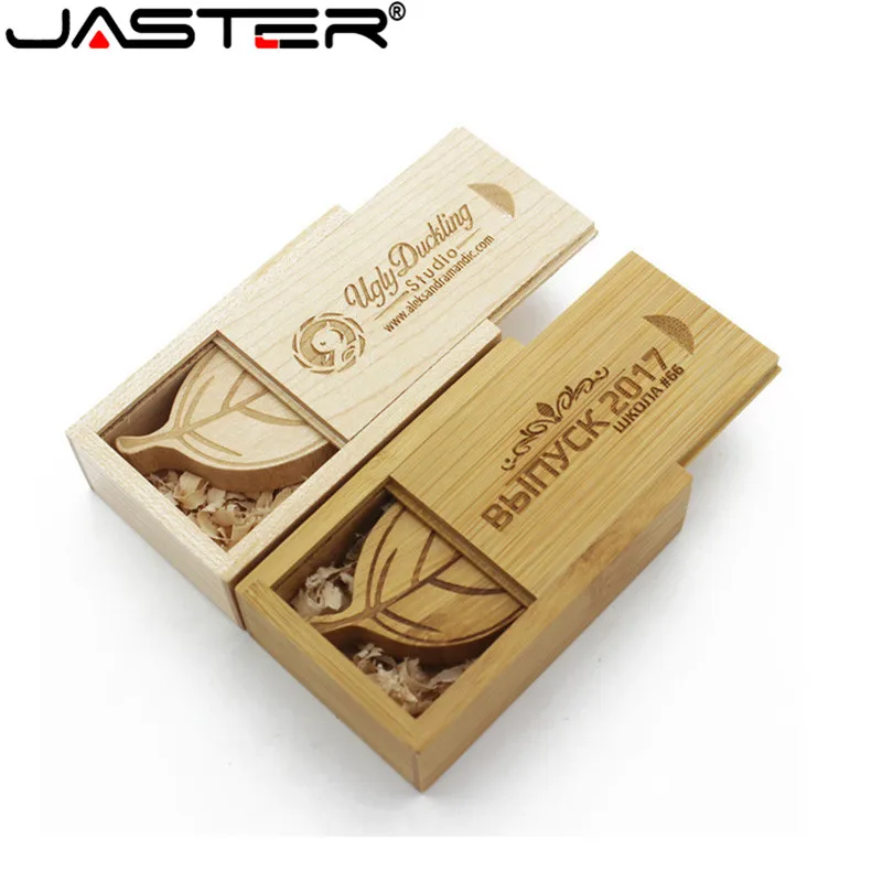 Флэш-накопитель USB JASTER флэш-накопитель из древесины клена 2 0 128 ГБ 64 16 8 4 Гб USB-ключ