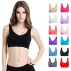 Спортивный бюстгальтер для женщин, антибактериальный укороченный топ для тренажерного зала, женское нижнее белье пуш-ап, фитнес-бюстгальтер без косточек