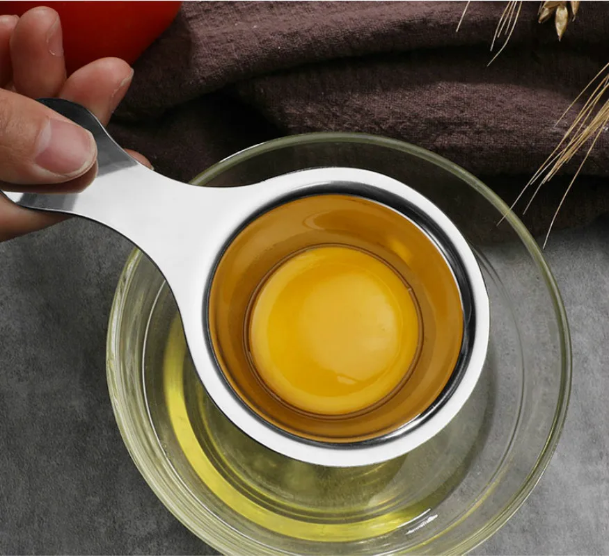 Разделитель яиц из нержавеющей стали яичный желток белый сепаратор фильтр с