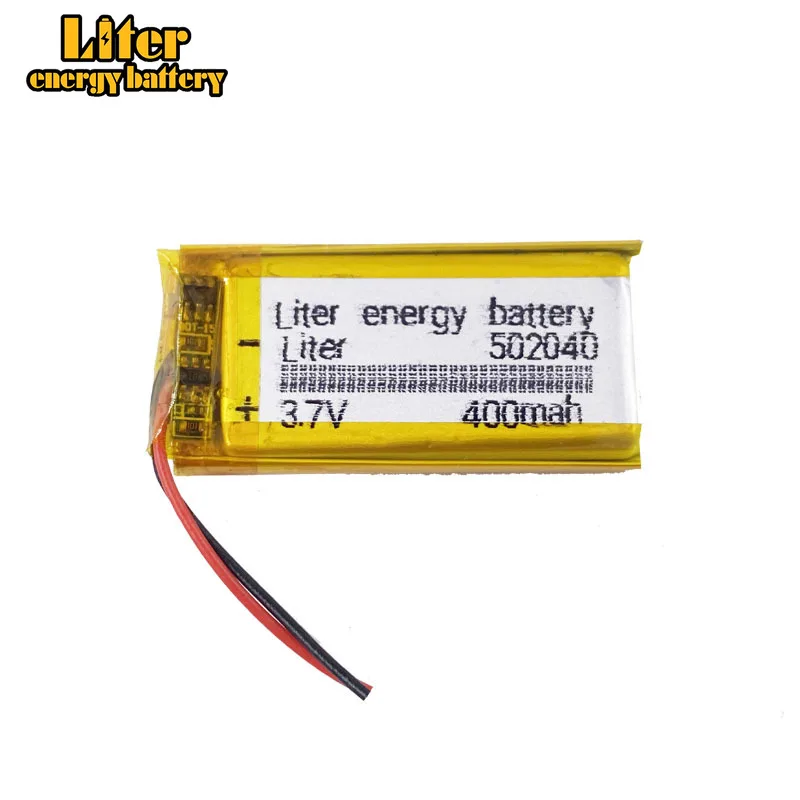 

5pcs 482040 502040 3.7v 400mah Lithium Polymer Battery With Board For Mp3 Mp4 Gps Digital Product