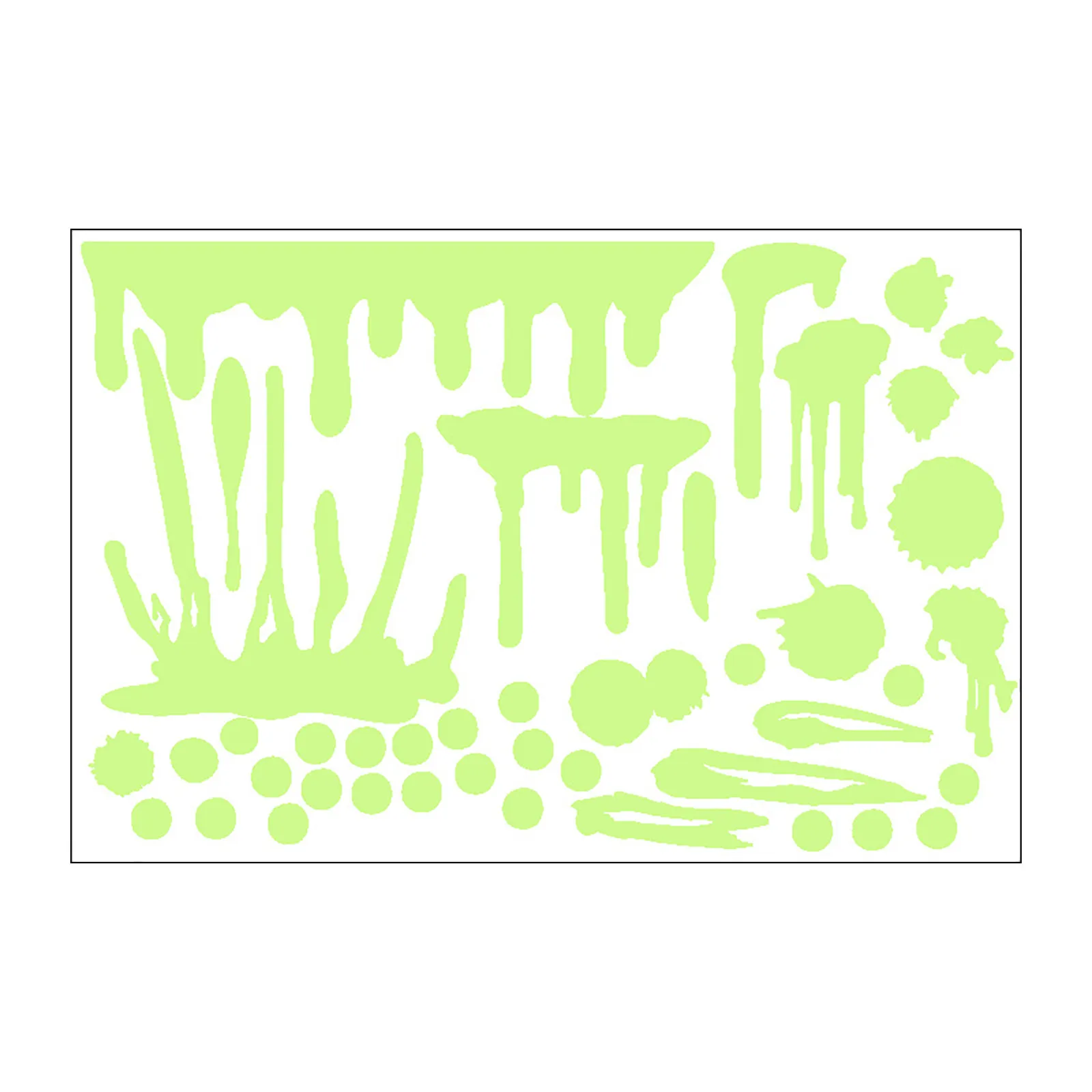 Светящаяся кровь для Хэллоуина флуоресцентные страшные наклейки на окна сделай