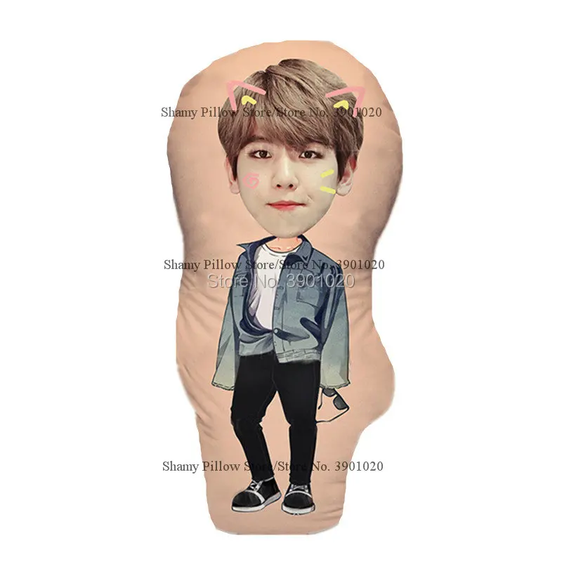 GOT7 EXO подушки V Jungkook Baek Hyun Boyfriend мягкие пользовательские обнимающие подушки подарок для девочки