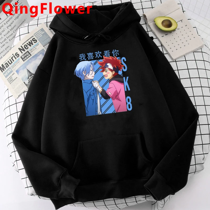 

SK8 The Infinity Skateboard Boys Funny Cartoon Hoodies Men Unisex Funny Cartoon SK8 Graphic Sweatshirt Hip Hop Kawaii Hoody Male