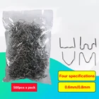 100500 шт. горячий пластиковый степлер Hine, провода сварщика, волновые скобы, бампер 0,60,8 мм, ремонт кузова, стандартные предварительно срезанные скобы, бампер