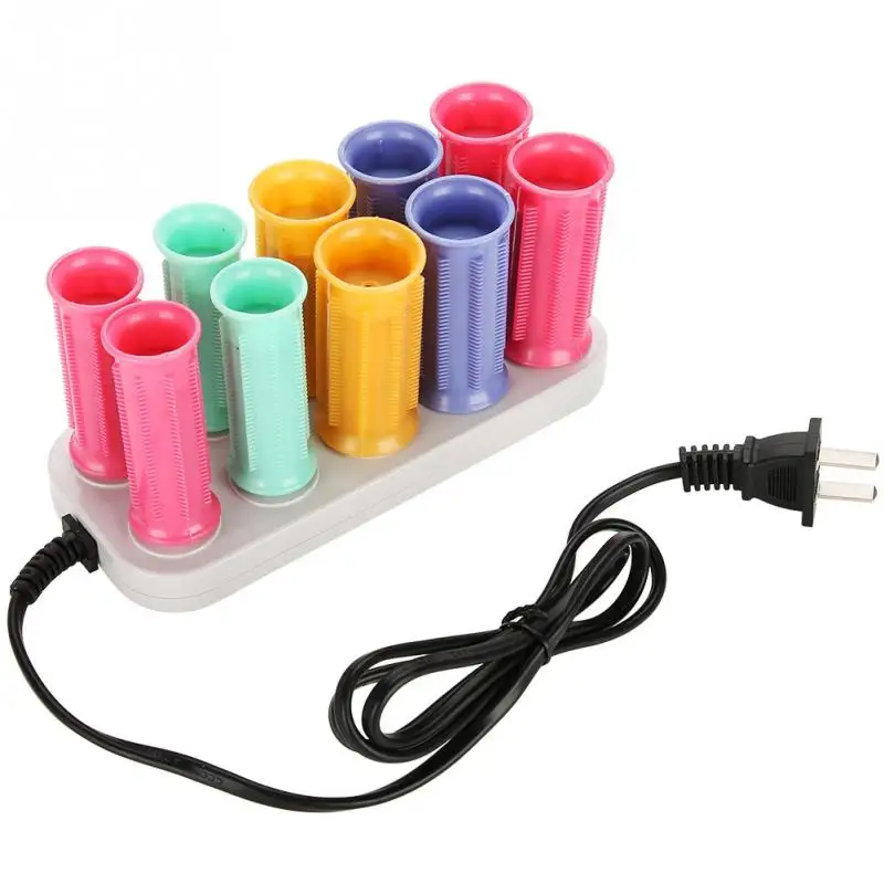 

Electric Heated Roller Curling Roll Hair Curlers Set Hair Sticks Tube Dry&Wet Curly