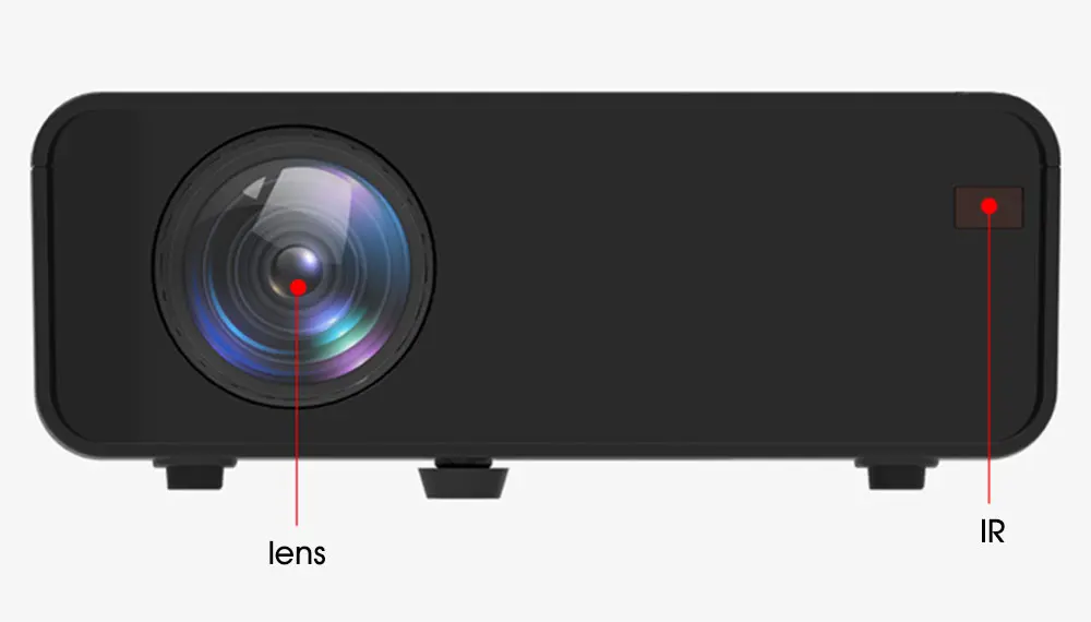 Мини проектор ALSTON W15 3500 лм 720P светодиодный 1080P Android Wi Fi|Проекторы для домашнего