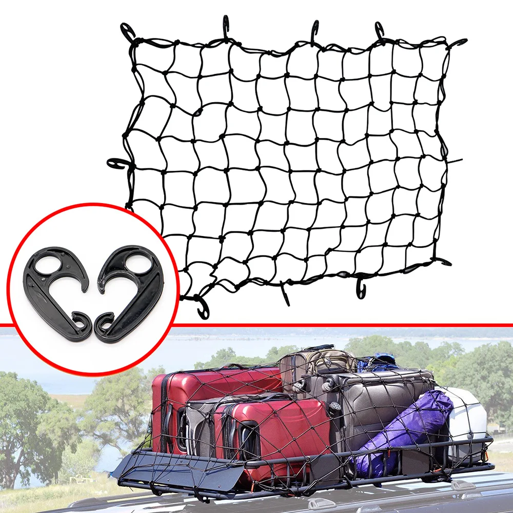 Багажная сетка банджи грузовая сверхпрочная удерживает регулируемые Крючки для