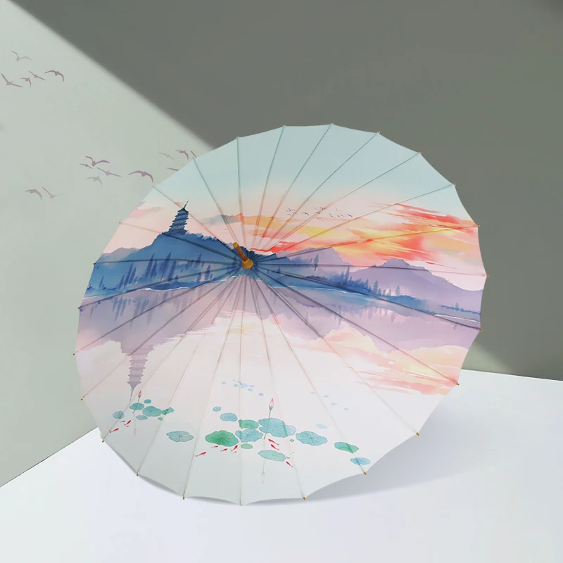 Miglior Grande Lungo Delle Donne Ombrello Parasole Retro Commercio Esterno Ombrellone Antivento Uv Coppia Regenschirm Parasole BY50LU