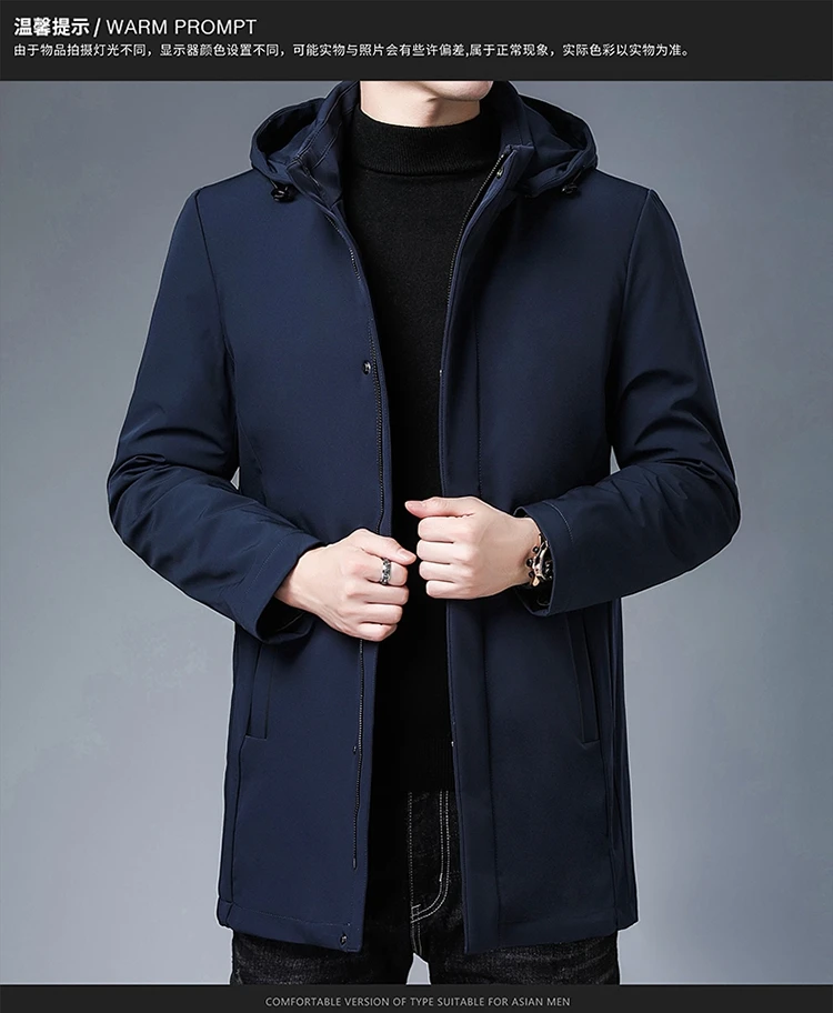 2020 Winter new arrival high quality Liner Detachable Men's Coat 90% White Duck Down Jackets Men Casual Jacket Male size M-4XL waterproof puffer jacket