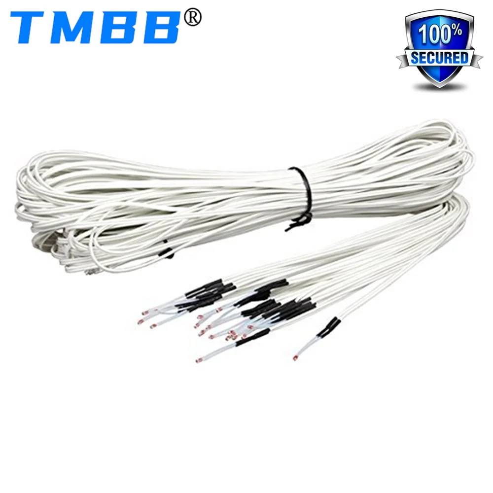 NTC односторонний стеклянный герметичный термистор Температурный датчик 3D