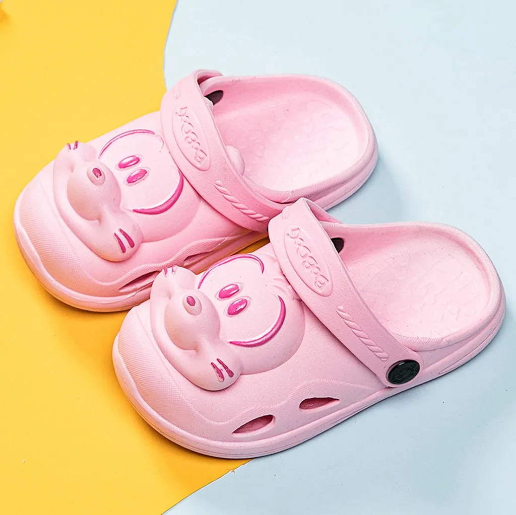 Летние детские сандалии JAYCOSIN для маленьких девочек и мальчиков Мультяшные