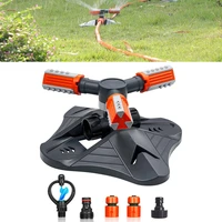 3 arms rotating garden sprinkler 360%c2%b0 automatic grass lawn watering grass lawn rotary nozzle rotating irrigation tool
