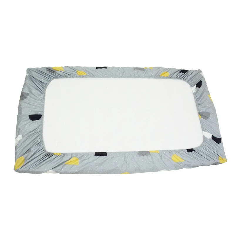 Простыня для новорожденных дышащая простыня мальчиков наматрасник с мультяшным