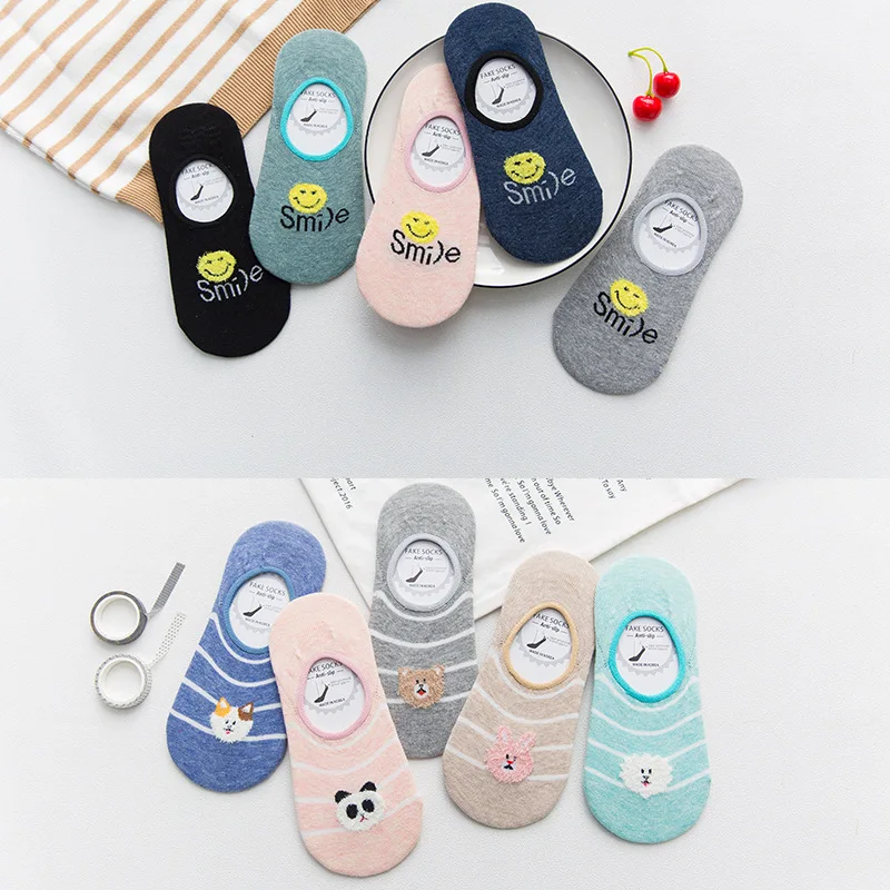 

Носки-невидимки женские, хлопковые, 5 пар, быстрая доставка, 2020