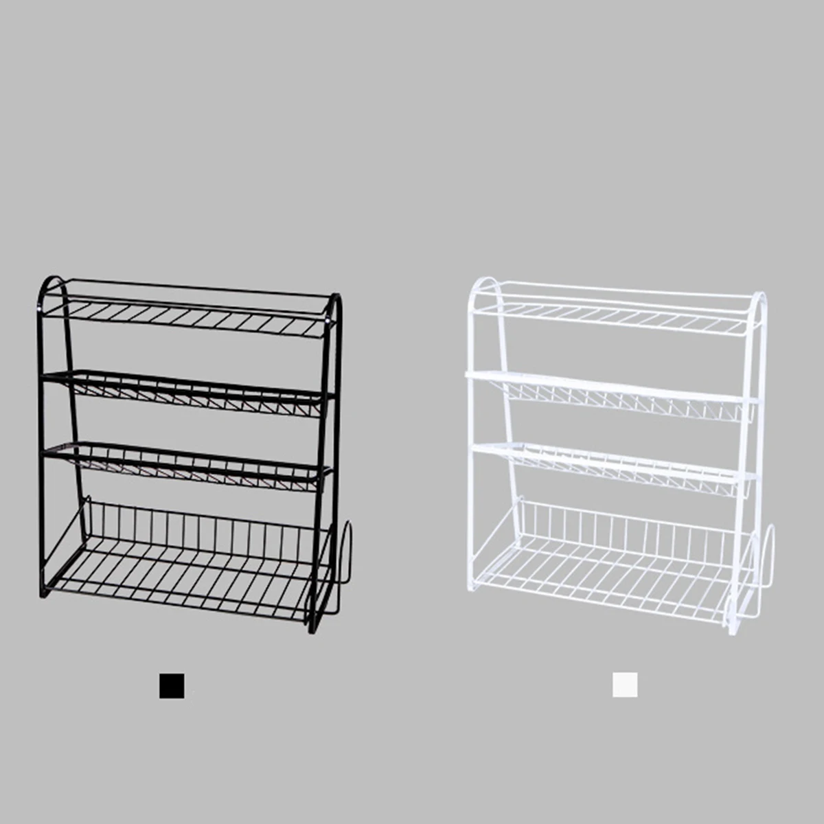 

4 Layer Iron Storage Shelf Rack for Kitchen Storage Rack Bathroom Organizer Assembly Cosmetic Bathroom Shelf Storage Basket