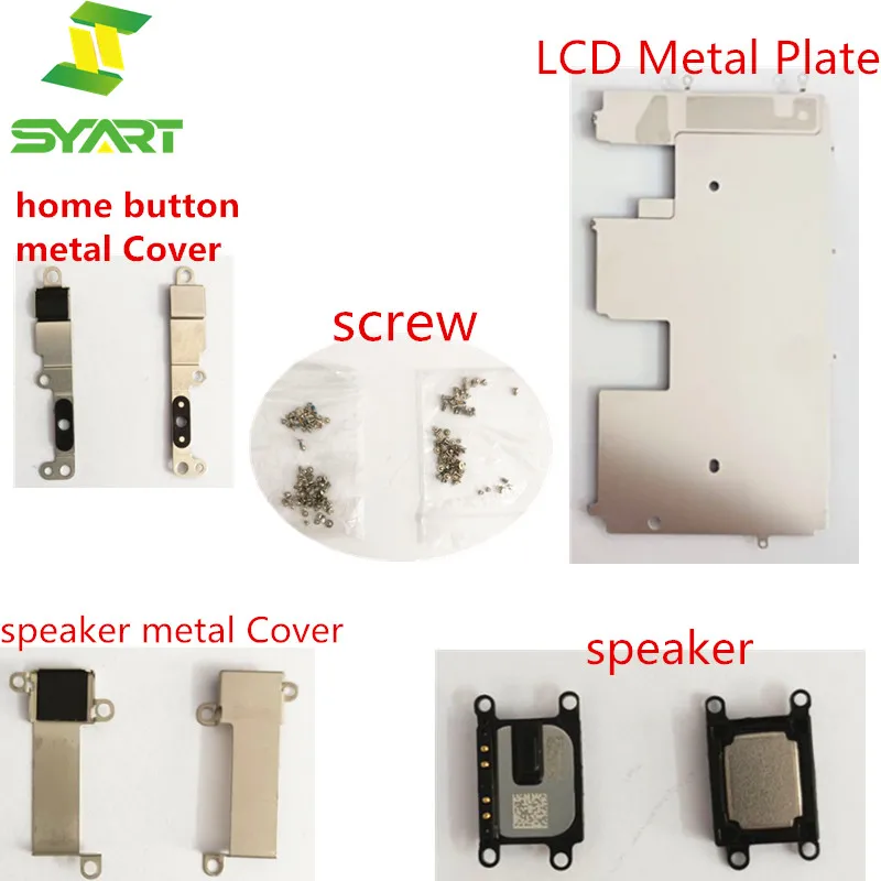 

Full Set Parts LCD Metal Plate Bezel /speaker/ home button metal Cover/ Screw/ Bracket For iPhone 8 8G