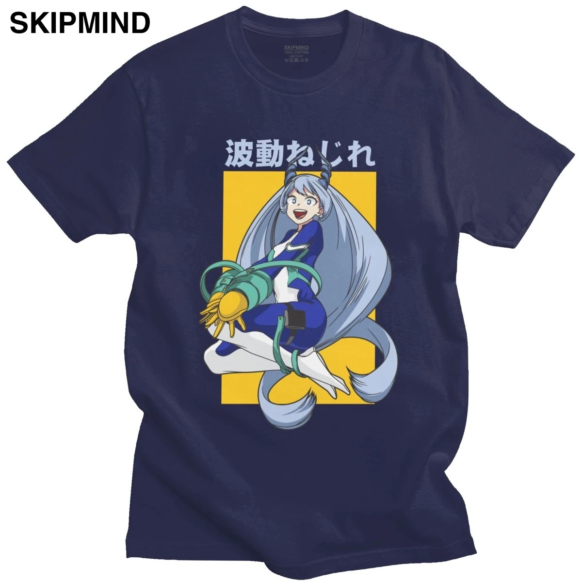Boku No Hero academic Мужская футболка из чистого хлопка с надписью My hero Nejire Hado летняя
