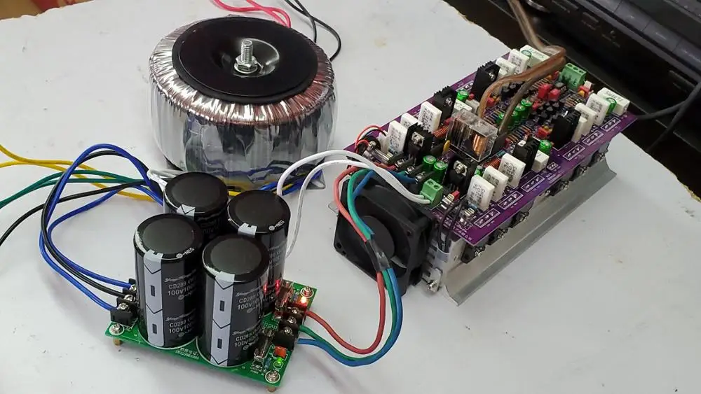 IWISTAO 2X300W HIFI стерео дискретный компонент усилитель мощности готовая плата