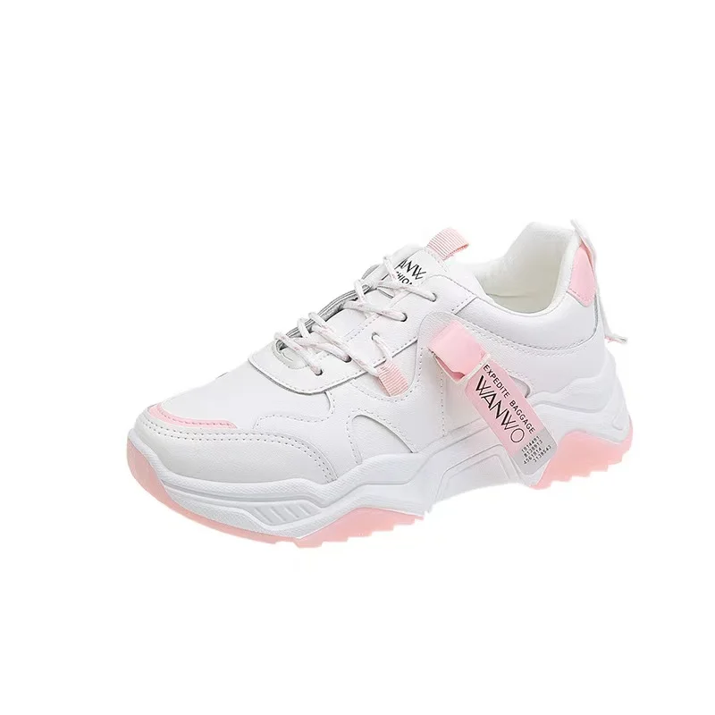 

2021 spring new Hot sale comfortable white shoes platform sneakers woman vulcanize shoes femal casual shoes