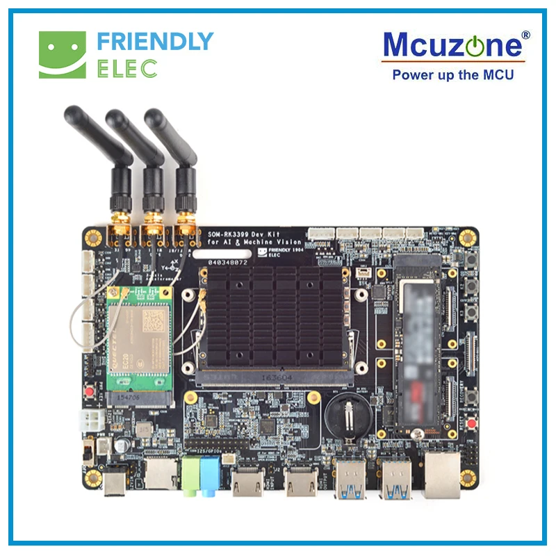 Чистые SOM-RK3399V2 основной плате 4 Гб оперативной памяти 16 флэш-памяти с разъемом HDMI IN