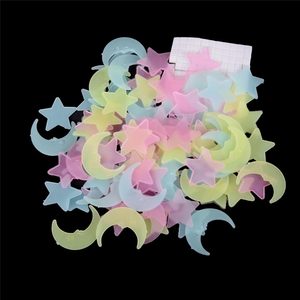 100 шт. светящиеся наклейки на стену |