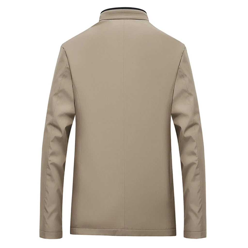 SAGACE Классическая модная мужская Повседневная Новая трендовая куртка с длинными