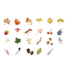 Набор из 46 наклеек из серии имитации растений, набор акварельных переводных картинок для скрапбукинга, декоративная коллекция сделай сам для альбома, дневника