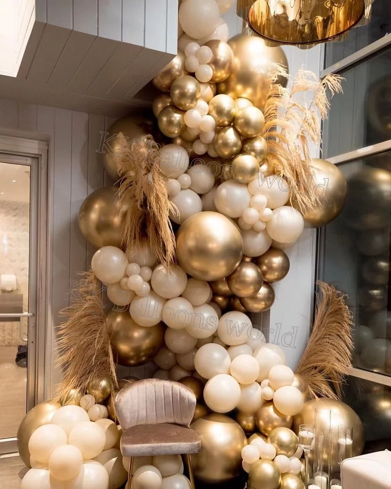 Conjunto de arco de guirnalda de Globos para ni&ntilde;os, 150 piezas, decoraci&oacute;n para fiesta de cumplea&ntilde;os, bautismo, boda, accesorios-0