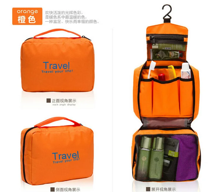 

Multi-functional Waterproof Compact Hanging Cosmetic Travel Bag Toiletry Neceser Wash Bag Makeup Necessaire Organizer