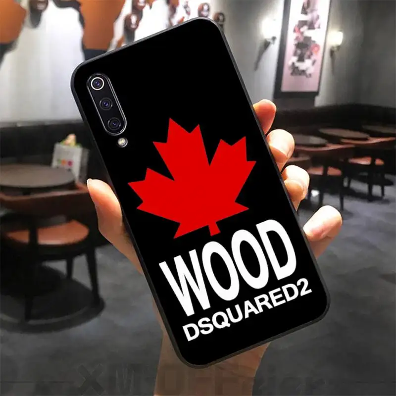 

Maple leaf DSQUARED2 DSQ2 ICON Phone Case for Xiaomi mi 6 6plus 6X 8 9SE 10 Pro mix 2 3 2s MAX2 note 10 lite Pocophone F1