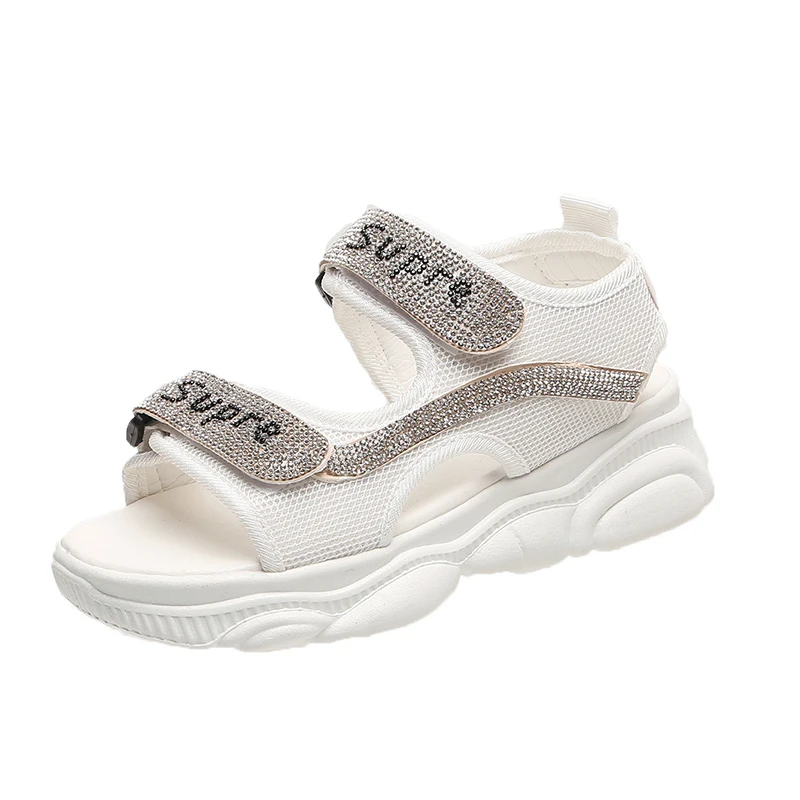 Женские сандалии на платформе Женская обувь с дышащей сеткой женская