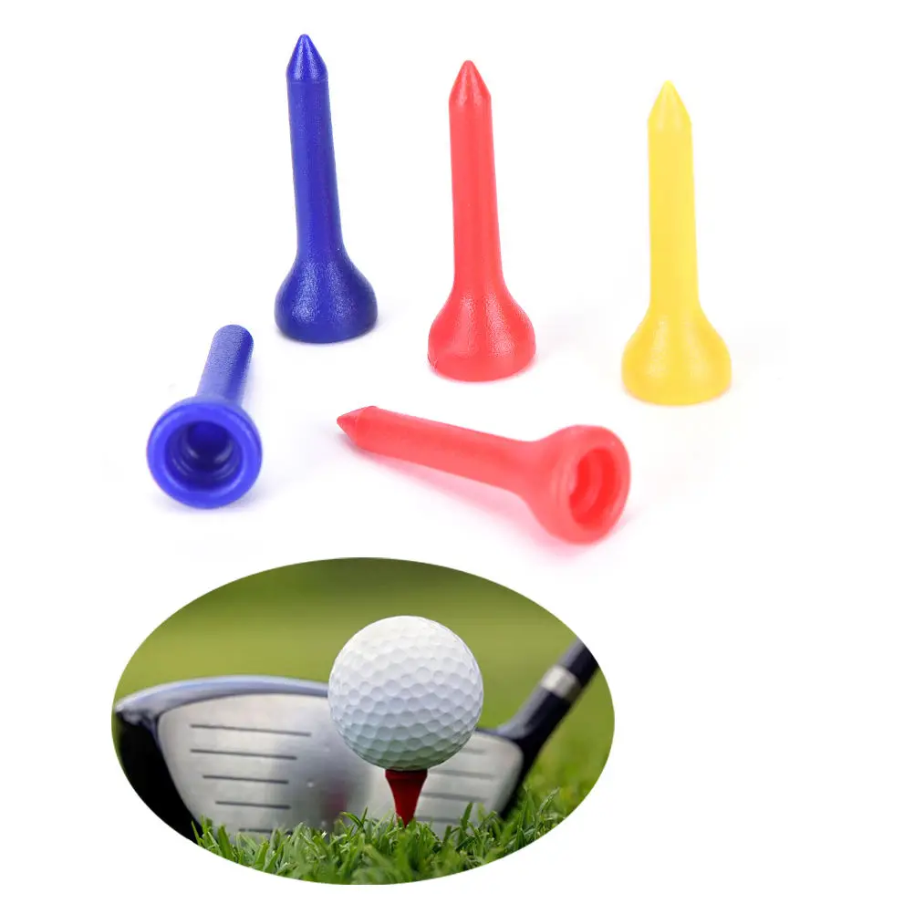 

100pcs 36mm Professional Plastic Ball Golf Tee Outdoor sports Random color