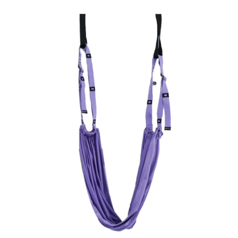 

Yoga Rope Stretch the Leg Splits Practic Elastic Stretch Bar and Bends Down to Stretch Yoga Handstand Training