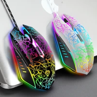 usb optical gaming mouse colorful glare wired gaming mice professional gamer mouce for pc laptop computer accessories