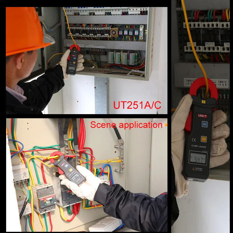 UNI T Высокочувствительный измеритель утечки тока UT251A UT251C 4 значный ЖК цифровой