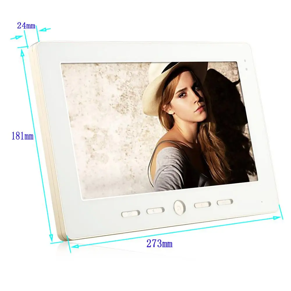 Видеодомофон домофон с монитором 10 дюймов/7 дюймов камерой контроля доступа и RFID