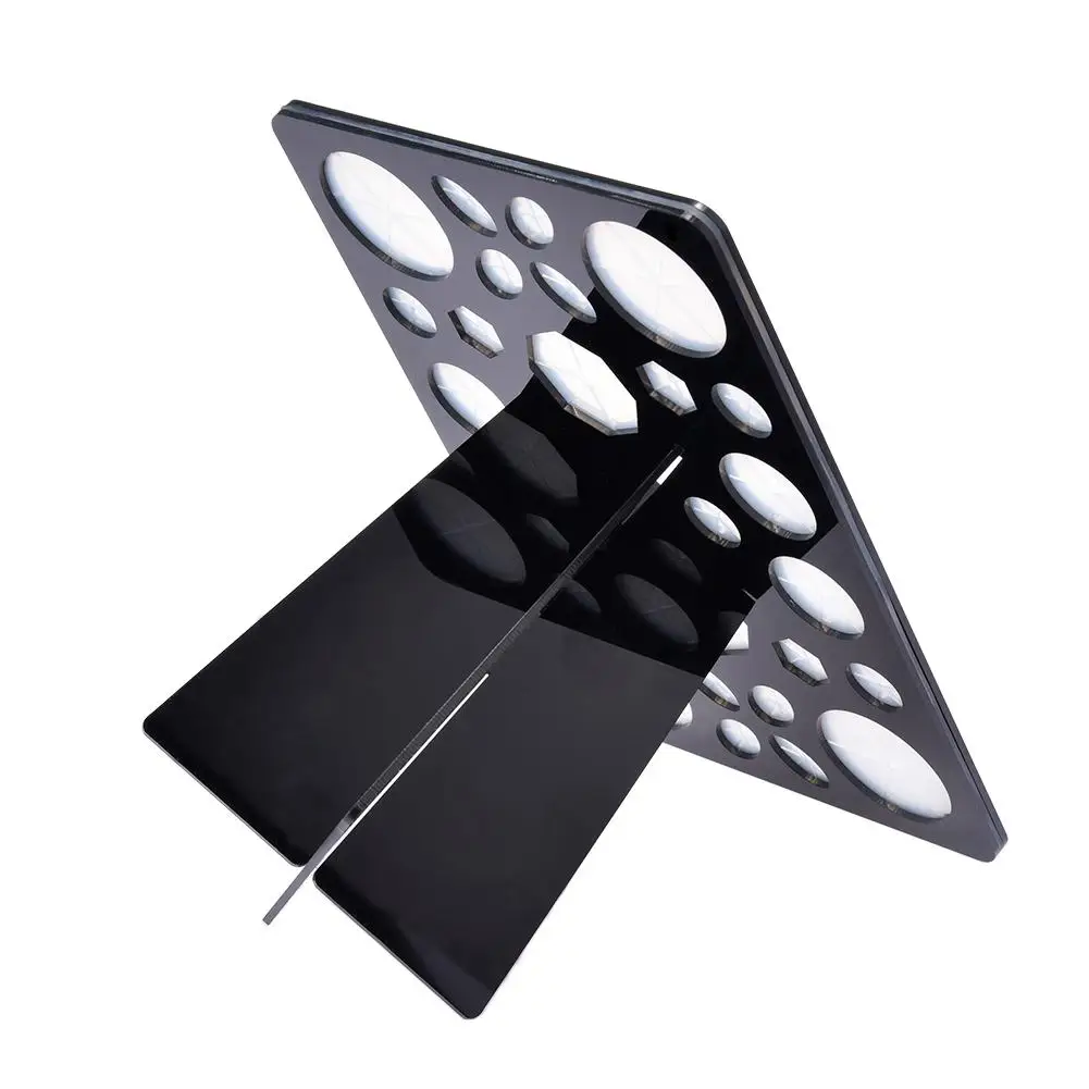 26/28 отверстие держатель для кистей макияжа сушилка воздуха Органайзер полка