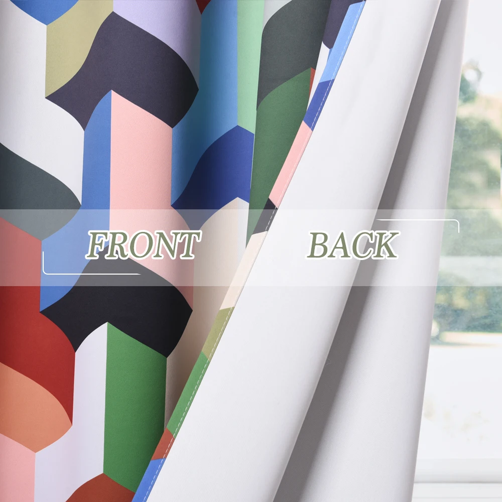 Nictown многоугольная Геометрическая комната оформление контрастных цветов в стиле